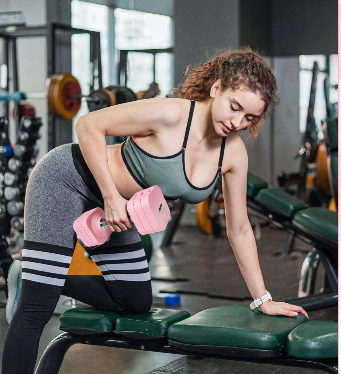 CoreMuse FlexWeight™ Adjustable Dumbbell Set – Up to 20 lbs